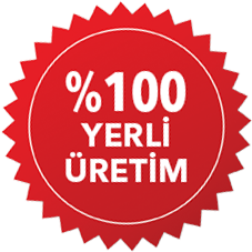 <p>%100 Yerli Üretim ve Milli Sermaye</p>